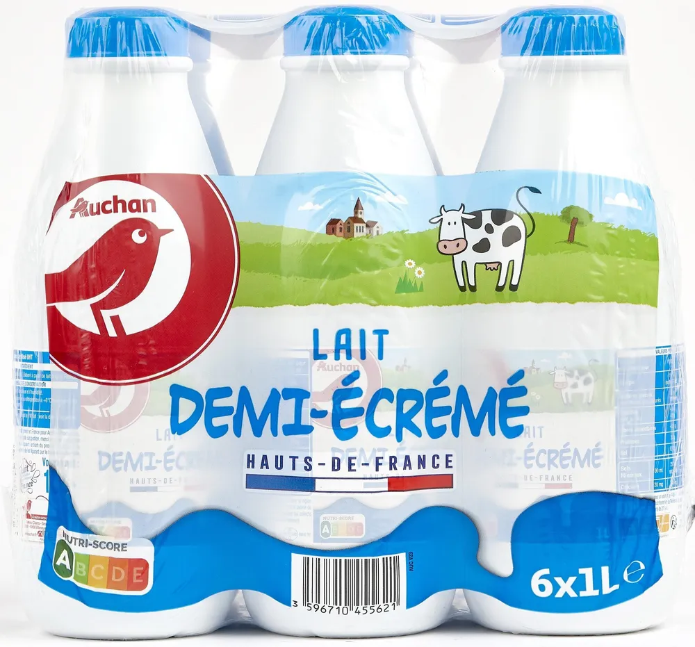 Lait demi écrémé Hauts de France