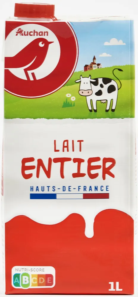 Lait entier des Hauts de France