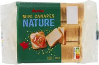 Mini canapés nature