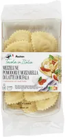 Mezzelune pomodori e mozzarella di latte di bufala