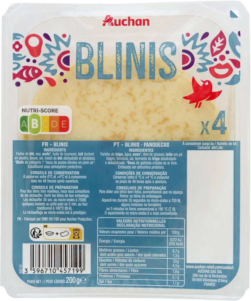 Blinis x4