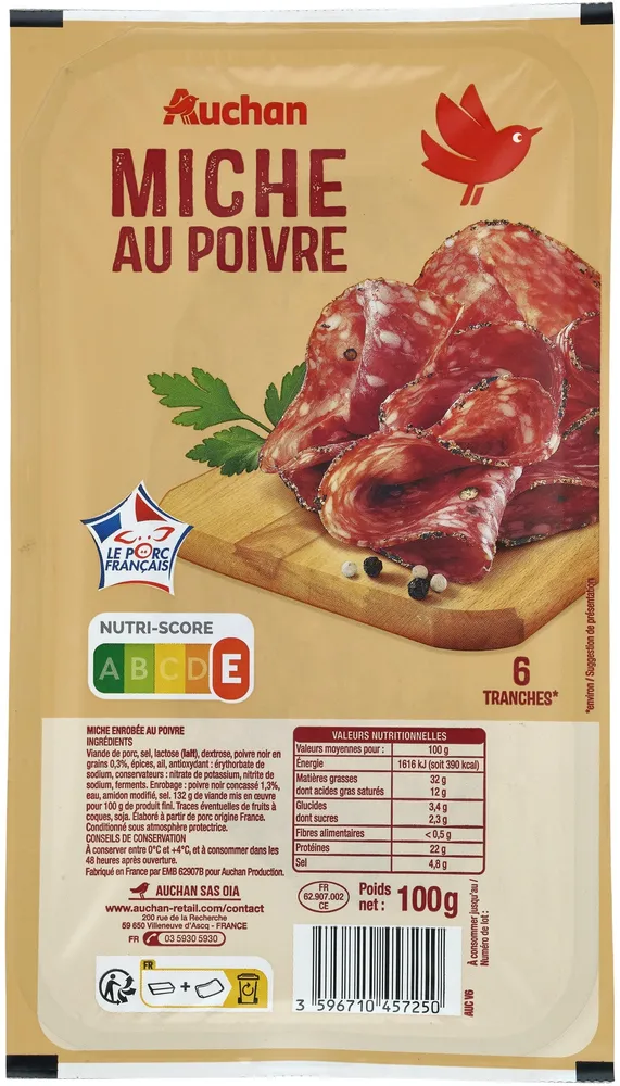 Miche au poivre