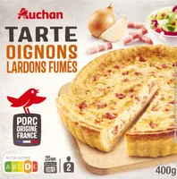 Tarte oignons lardons fumés