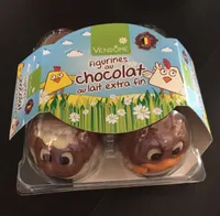 Figurines au chocolat au lait extra fin