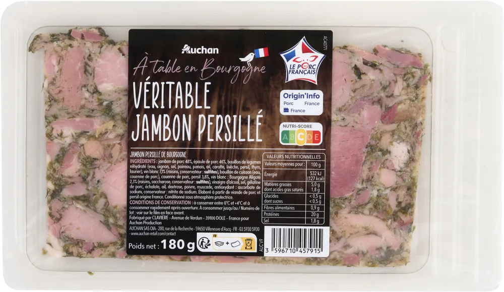Véritable jambon persillé