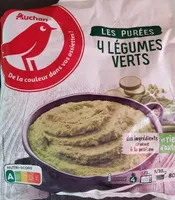 Purée de 4 légumes verts cuisinée