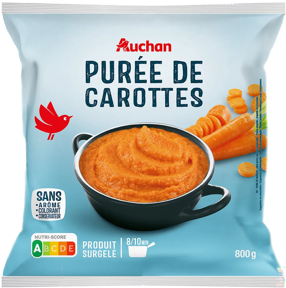 Purée de carottes cuisinée