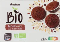 Moelleux au chocolat bio