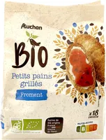 Petits Pains Grillés Froment biologique