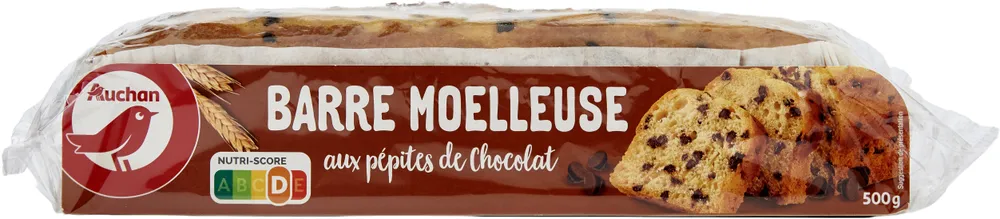 Barre moelleuse aux pépites de chocolat
