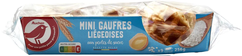 Mini Gaufres liégeoises aux perles de sucre