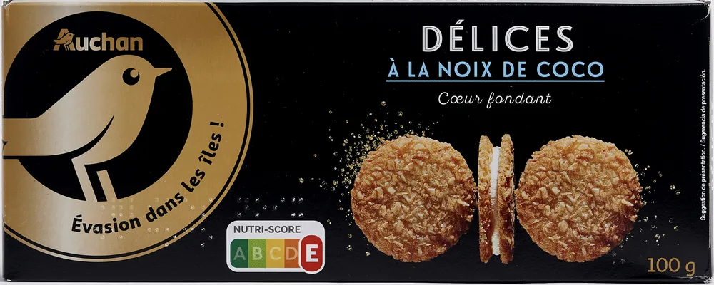 Délices Noix de coco, cœur fondant