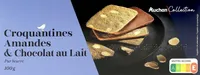 Croquantines amandes et chocolat au lait, pur beurre