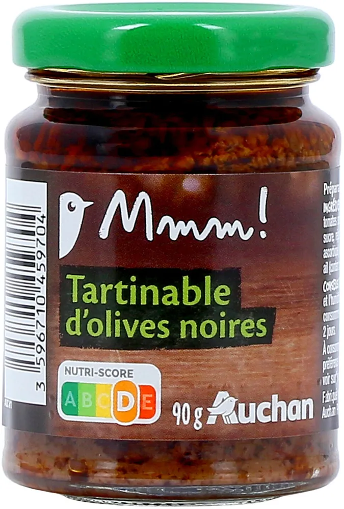 tartinable d'olives noires