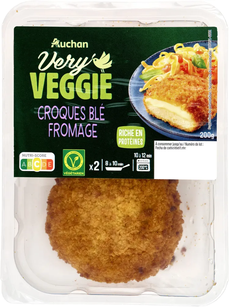 Very veggie croques ble fromage