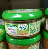 Auchan terrine végétale 125g