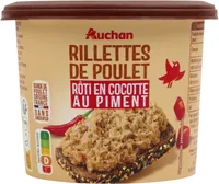 Rillettes de poulet rôti en cocotte au piment