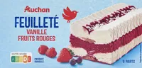 Feuilleté vanille fruits rouges