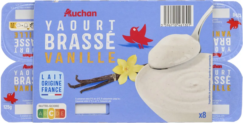 Yaourt brassé vanille