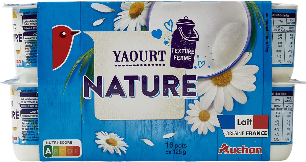 Yaourt naturetexture ferme