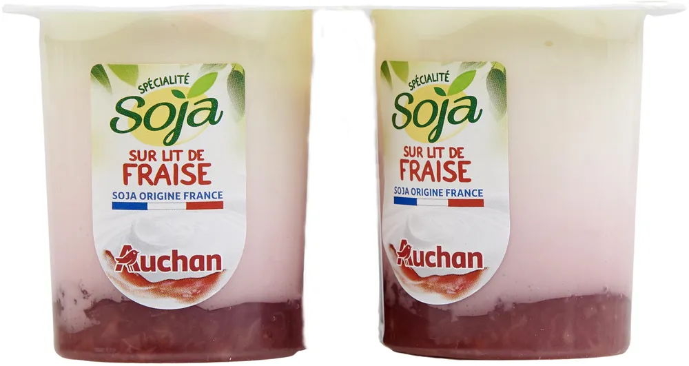 Soja sur lit de fraise