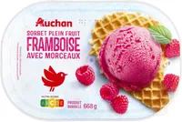 sorbet plein fruitFRAMBOISEavec morceaux