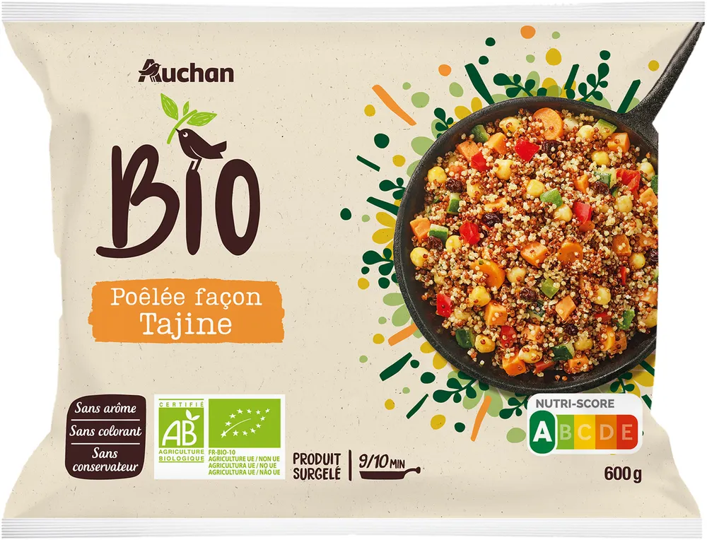 Poêlée de légumes et quinoa façon tajine bio