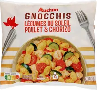 Gnocchis légumes du soleil poulet et chorizo