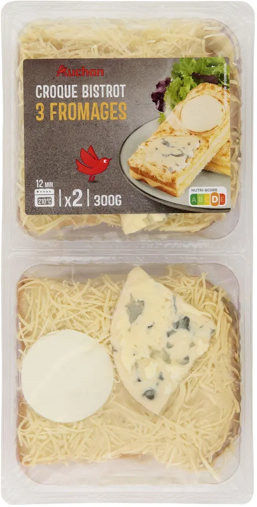 Croque bistrot 3 fromages