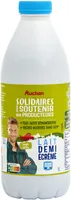 LAIT DEMI ECREMESOLIDAIRES POUR SOUTENIR NOS PRODUCTEURS*Plus juste rémunération*Vaches nourries sans OGM* -* <0.9%1L