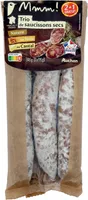 Trio de saucissons secs Nature, aux Noix, au CantalFabrication artisanale
