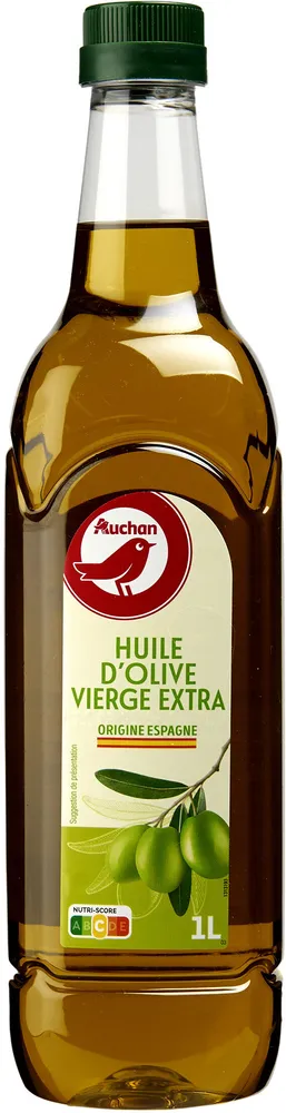 Huile d'olive vierge extra. Origine: Espagne.