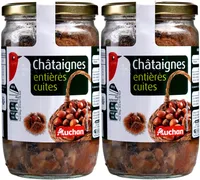 Châtaignes entières cuites