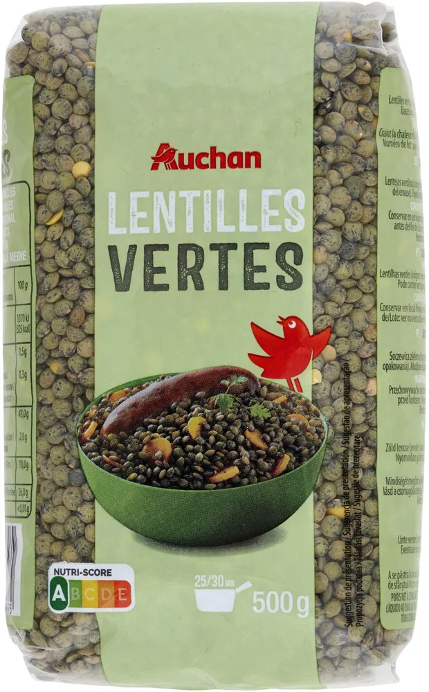 Lentilles vertes