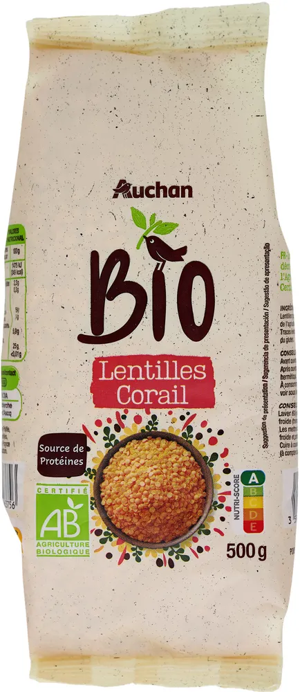 Lentilles corail