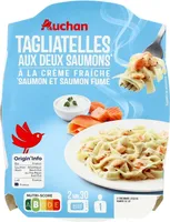 Tagliatelles aux 2 saumons