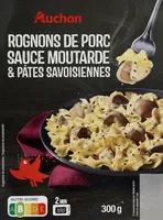 ROGNONS DE PORC SAUCE MOUTARDE et pâtes savoisiennes