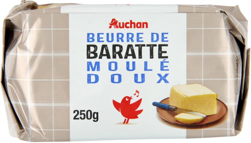 Beurre de Baratte moulé doux