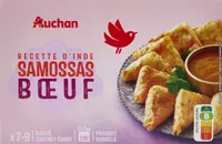 Samossas au bœufsauce chutney curry
