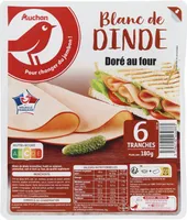 Blanc de dinde doré au four