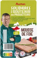 Mousse de foie à l'ancienne fabriquée à partir de porcs élevés sans antibiotiques dès la naissance nourris sans OGM (<0.9%)