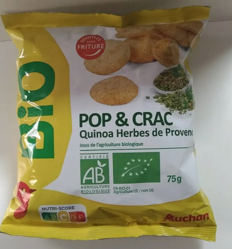 Pop & crac quinoa herbes de Provence
