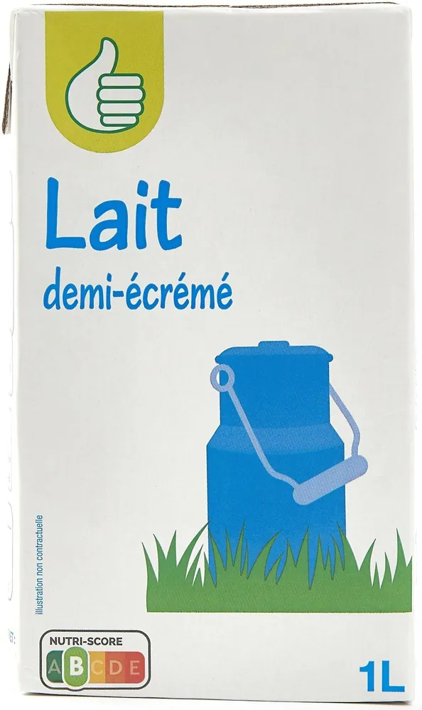Lait demi-écrémé