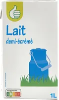 Lait demi-écrémé