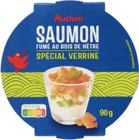 Saumon fume au bois de hetre special verrine