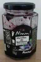 Confiture myrtilles du sud-ouest