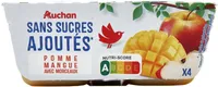 Sans sucres ajoutés*mangue pommeavec morceauxcontient des sucres naturellement présents