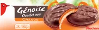 Génoise chocolat noir orange