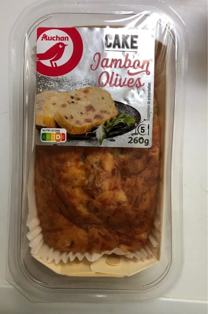 Cake jambon olive