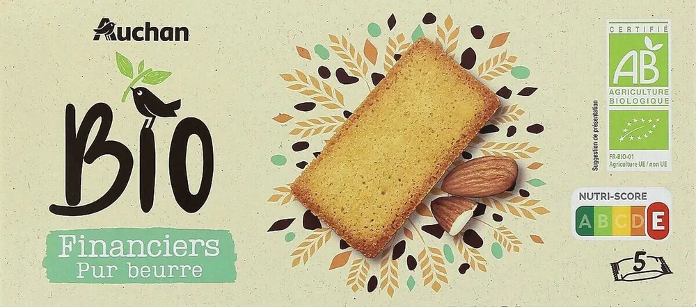 financiers pur beurre BIO